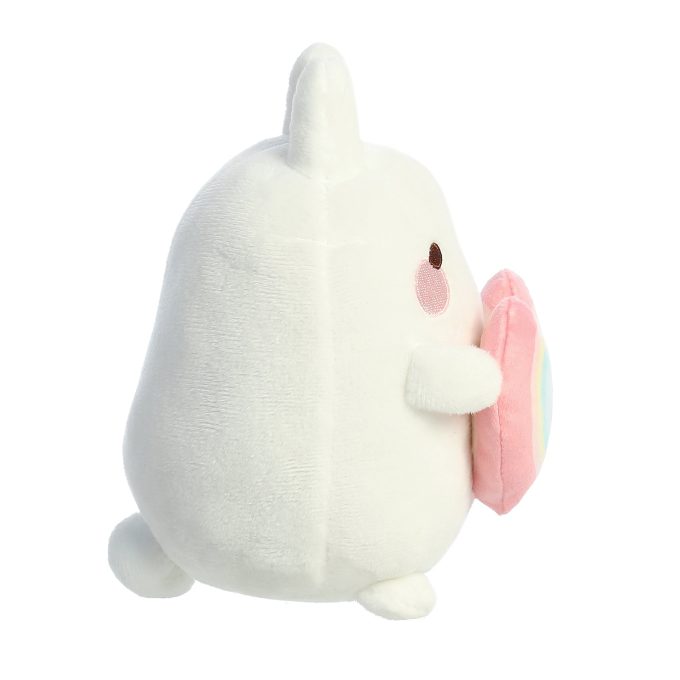 Aurora® - Molang - 6" Rainbow Heart Molang