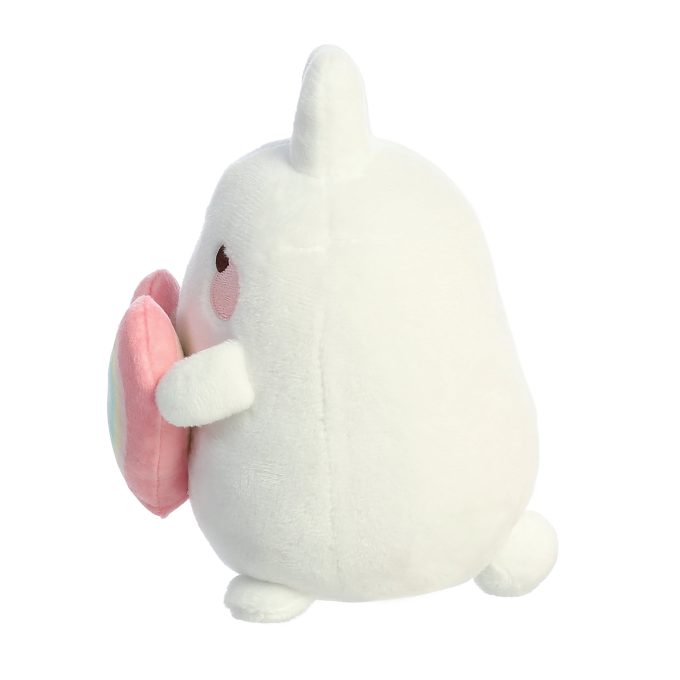 Aurora® - Molang - 6" Rainbow Heart Molang
