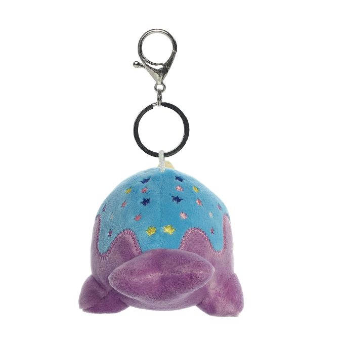Aurora® - Tasty Peach® - 4" Blue Moon Nomwhal Clip-On