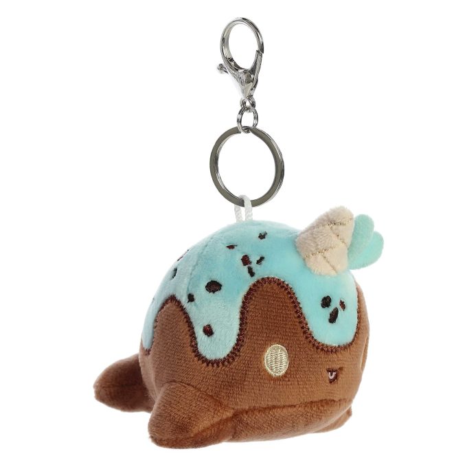 Aurora® - Tasty Peach® - 4" Mint Chocolate Nomwhal Clip-On