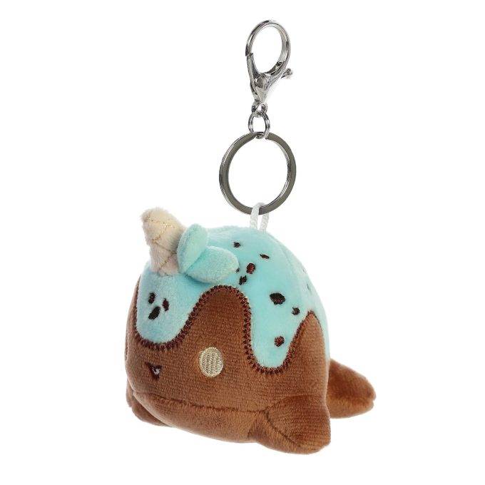 Aurora® - Tasty Peach® - 4" Mint Chocolate Nomwhal Clip-On
