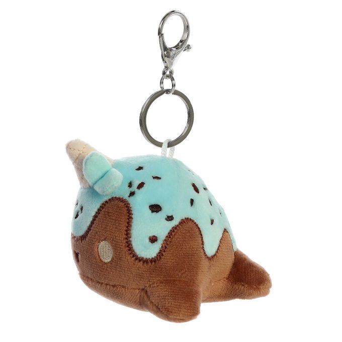 Aurora® - Tasty Peach® - 4" Mint Chocolate Nomwhal Clip-On
