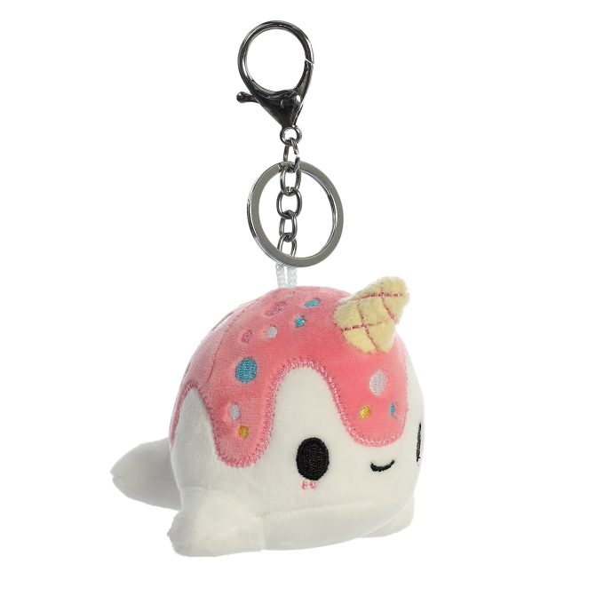 Aurora® - Tasty Peach® - 4" Vanilla-Berry Nomwhal Clip-On