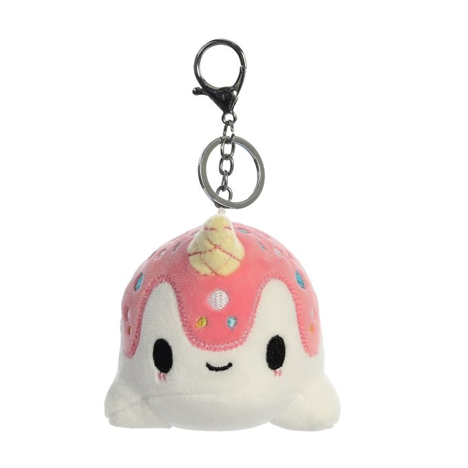 Aurora® - Tasty Peach® - 4" Vanilla-Berry Nomwhal Clip-On