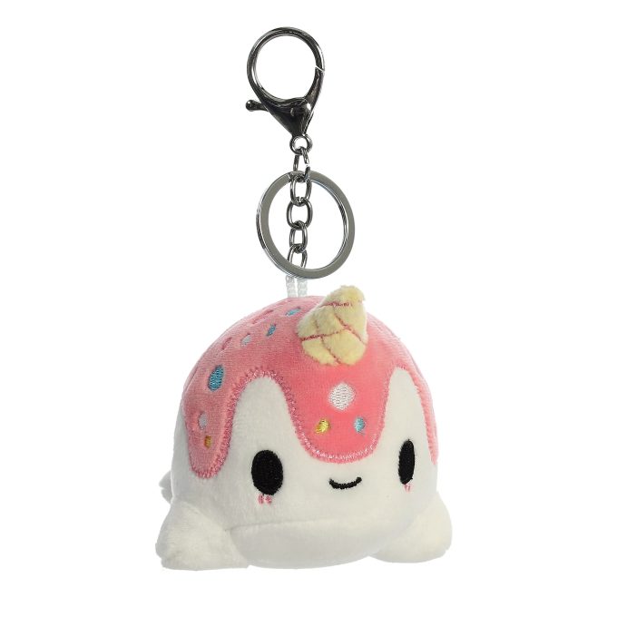 Aurora® - Tasty Peach® - 4" Vanilla-Berry Nomwhal Clip-On