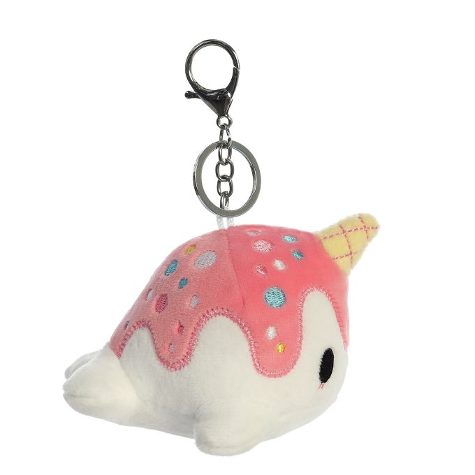 Aurora® - Tasty Peach® - 4" Vanilla-Berry Nomwhal Clip-On
