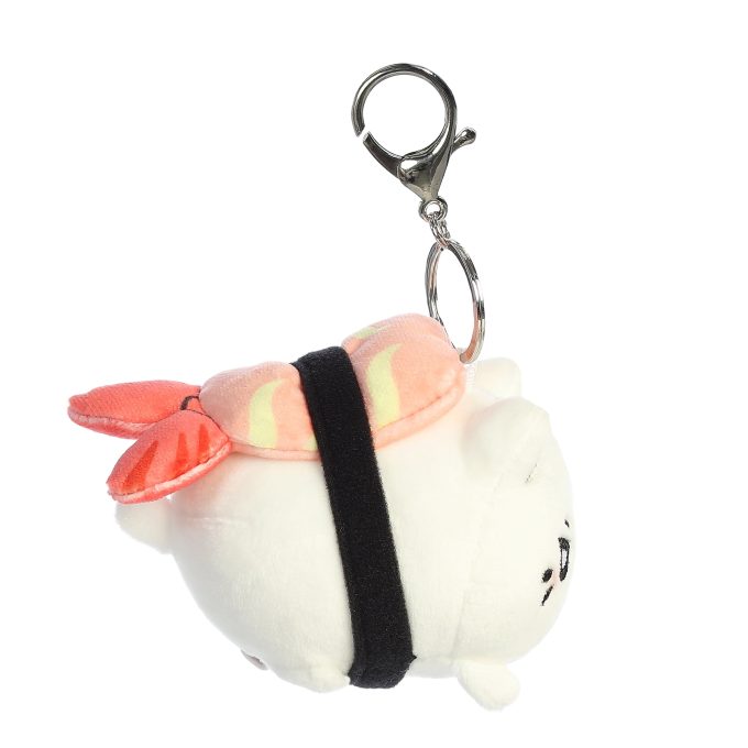 Aurora® - Tasty Peach® - 3.5" Shrimp Sushi Meowchi Clip-On