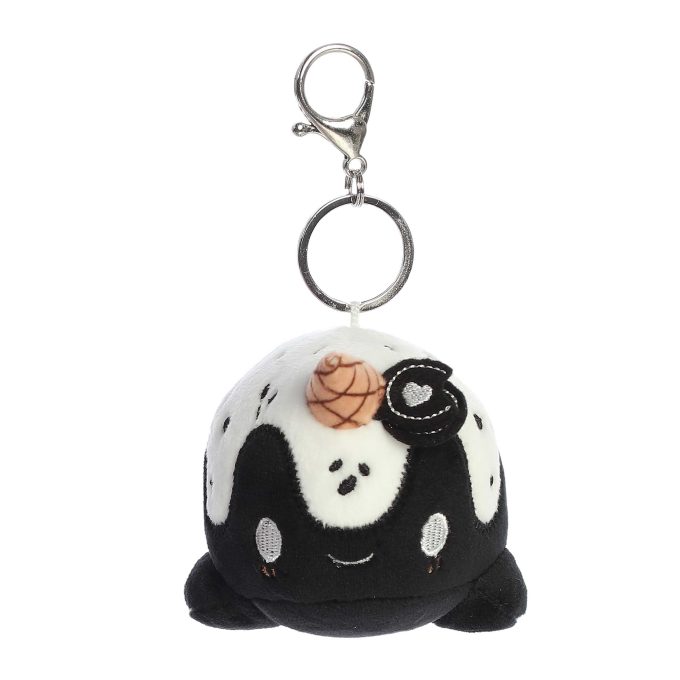Aurora® - Tasty Peach® - 4" Cookies & Cream Nomwhal Clip-On