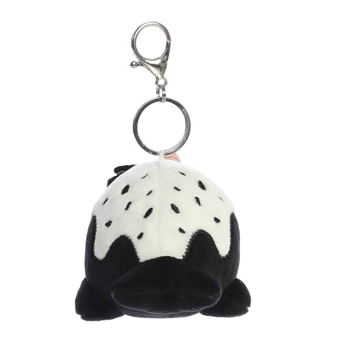 Aurora® - Tasty Peach® - 4" Cookies & Cream Nomwhal Clip-On