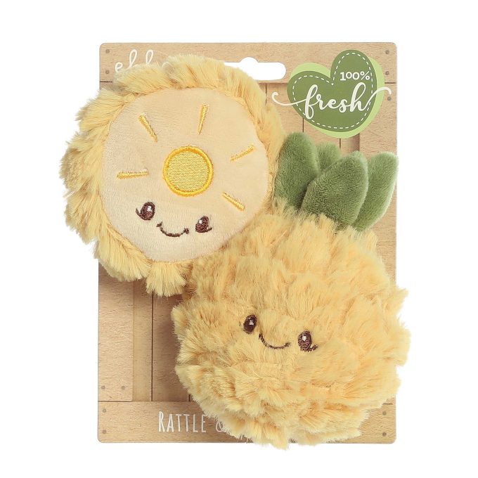 ebba™ - Precious Produce™ - Pineapple Rattle & Crinkle Set