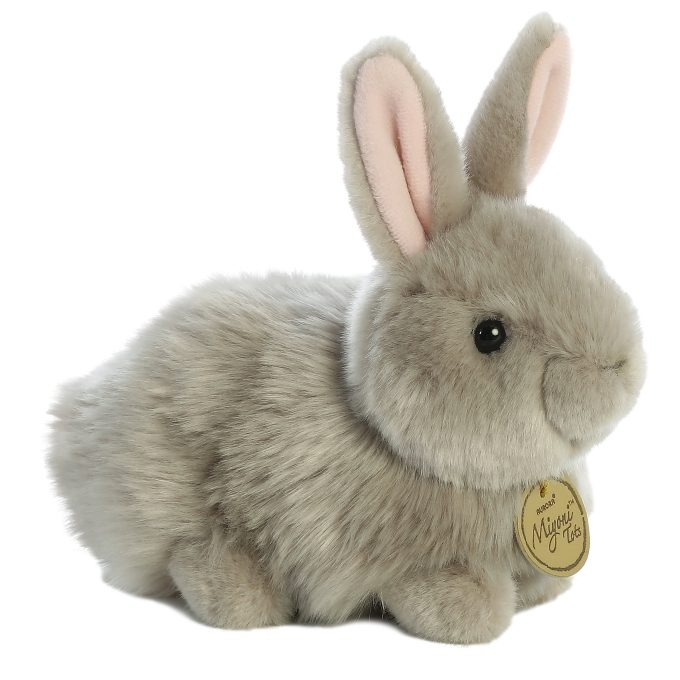Aurora® - Miyoni® - 7.5" Angora Bunny Grey