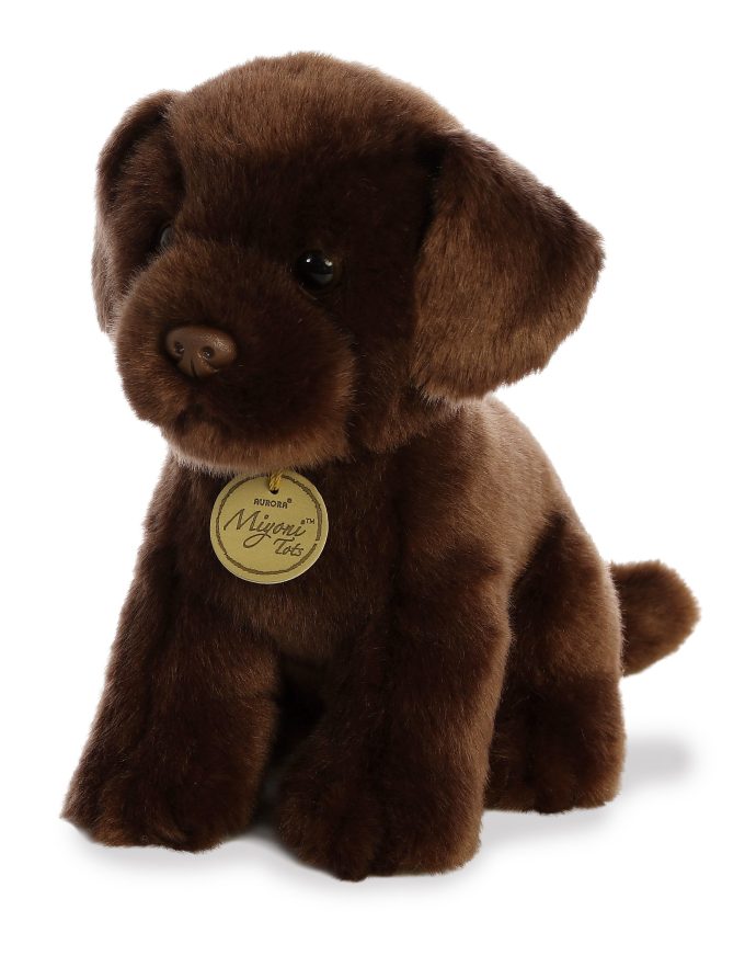 Aurora® - Miyoni® Tots - 11" Chocolate Lab Pup
