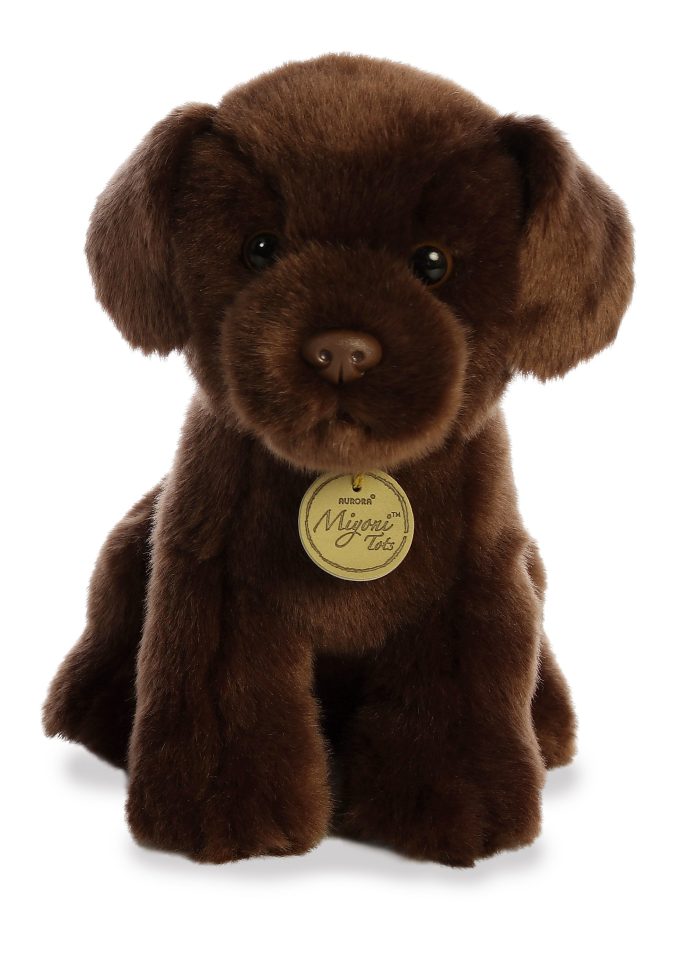 Aurora® - Miyoni® Tots - 11" Chocolate Lab Pup