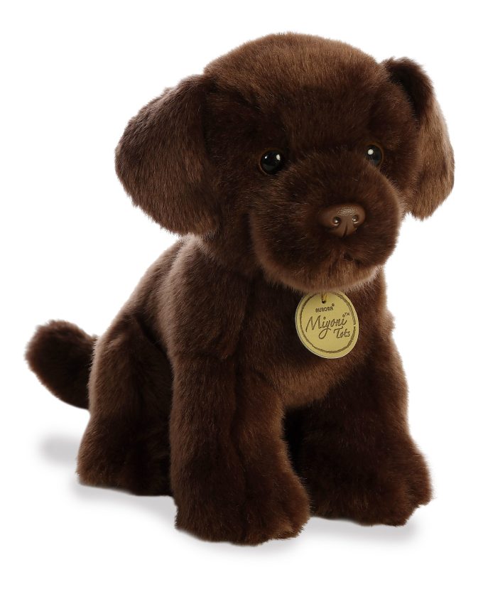 Aurora® - Miyoni® Tots - 11" Chocolate Lab Pup