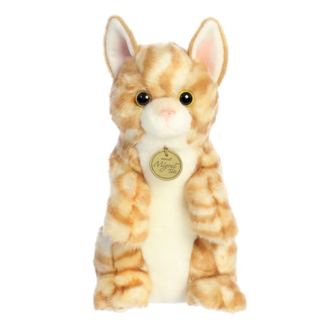 Aurora® - Miyoni® Tots - Sitting Pretty™ - 10.5" Orange Tabby Kitten