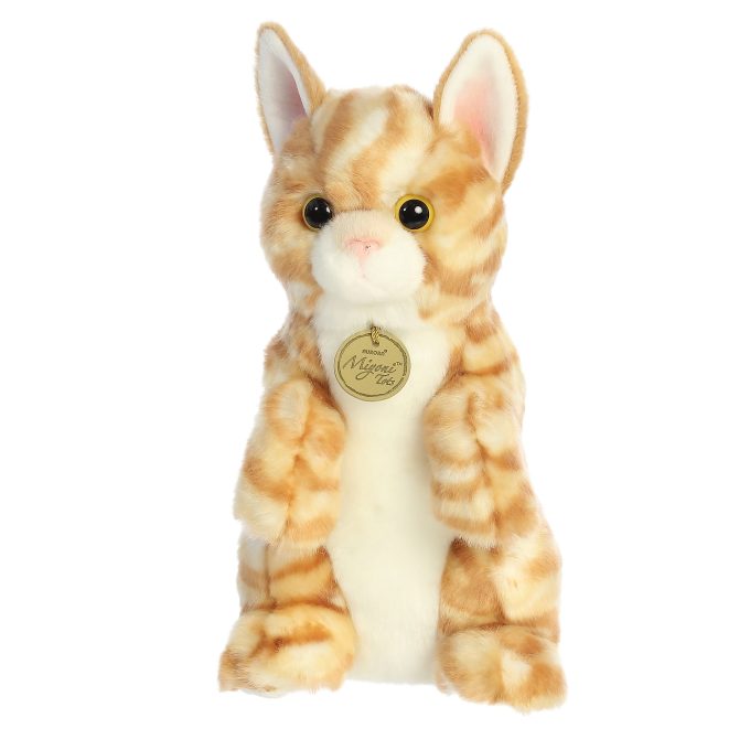 Aurora® - Miyoni® Tots - Sitting Pretty™ - 10.5" Orange Tabby Kitten