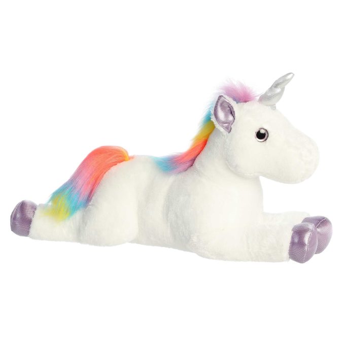 Aurora® - Super Flopsie™ - 27" Rainbow Unicorn™