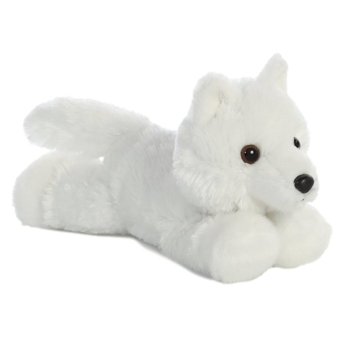Aurora® - Mini Flopsie™ - 8" White Wolf