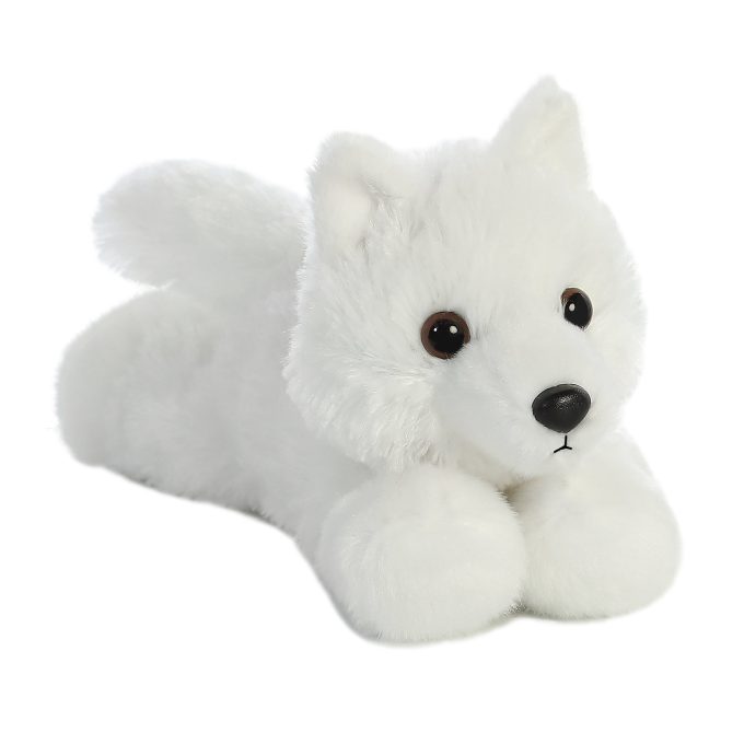 Aurora® - Mini Flopsie™ - 8" White Wolf