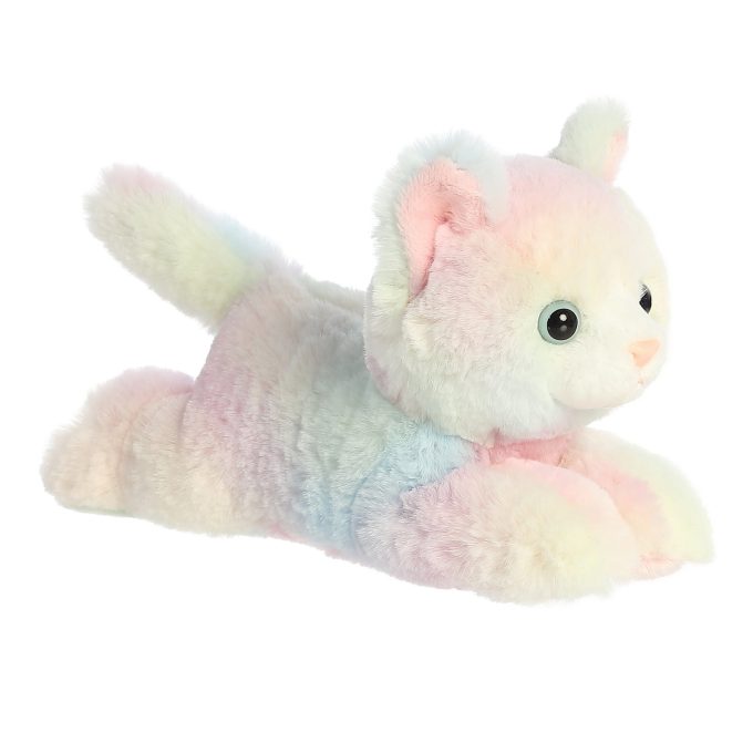 Aurora® - Mini Flopsie™ - 8" Rainbow Kitten™