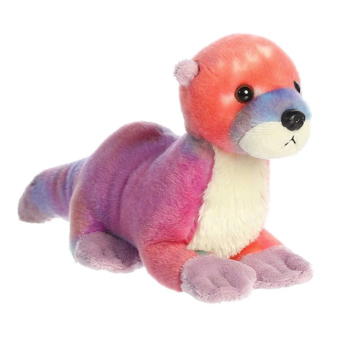 Aurora® - Mini Flopsie™ - 8" Rainbow River Otter™