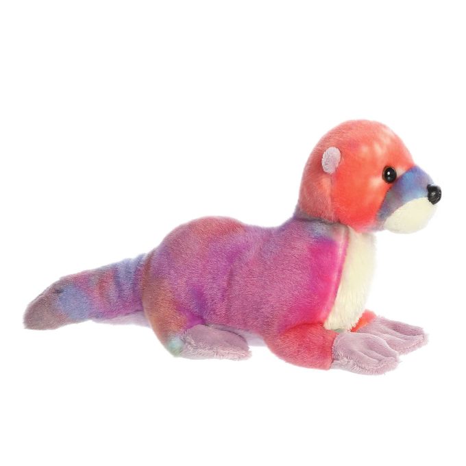 Aurora® - Mini Flopsie™ - 8" Rainbow River Otter™