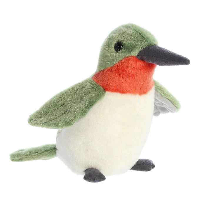 Aurora® - Mini Flopsie™ - 8" Ruby-Throated Hummingbird