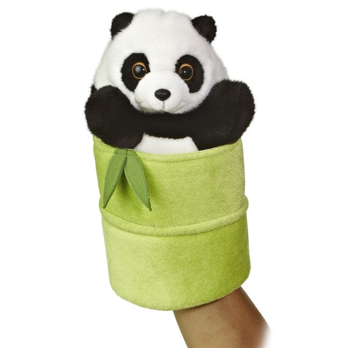Aurora® - Hand Puppet - 10" Panda Pop Up Puppet