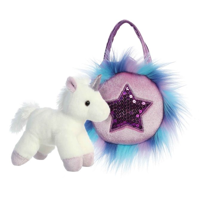 Aurora® - Fancy Pals™ - 5.5" Sparkle Heart Purple™ Unicorn