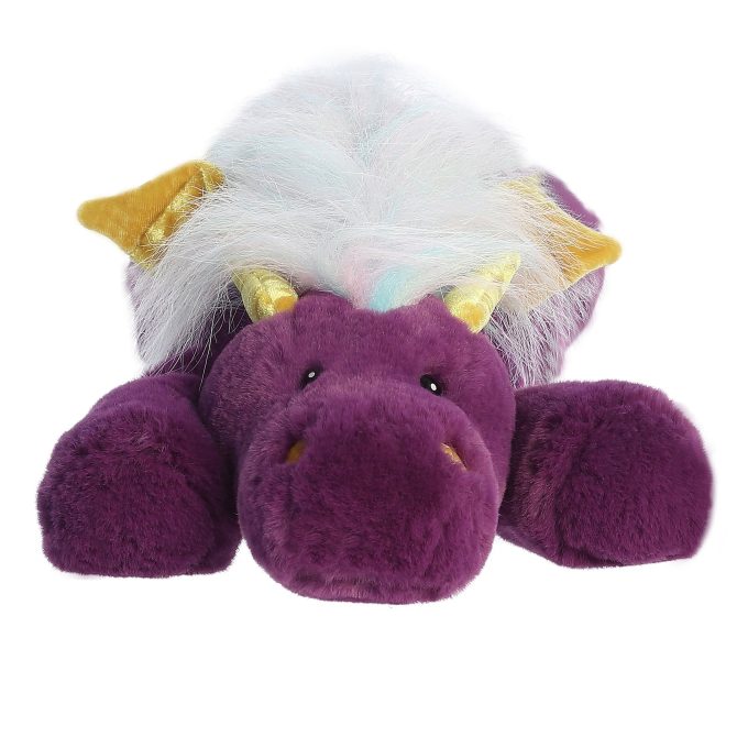 Aurora® - Snoozles™ - 17" Purple Dragon