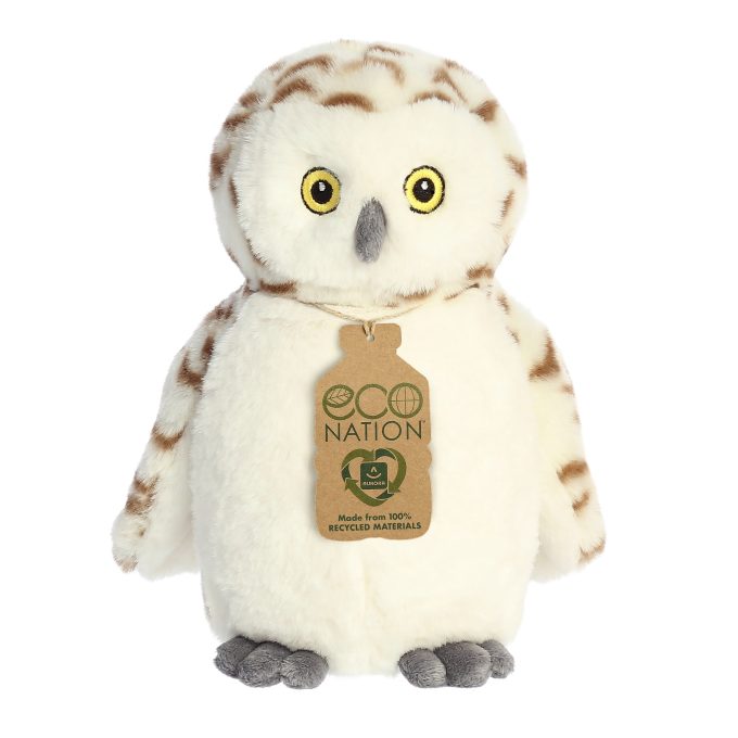 Aurora® - Eco Nation™ - 9" Snowy Owl