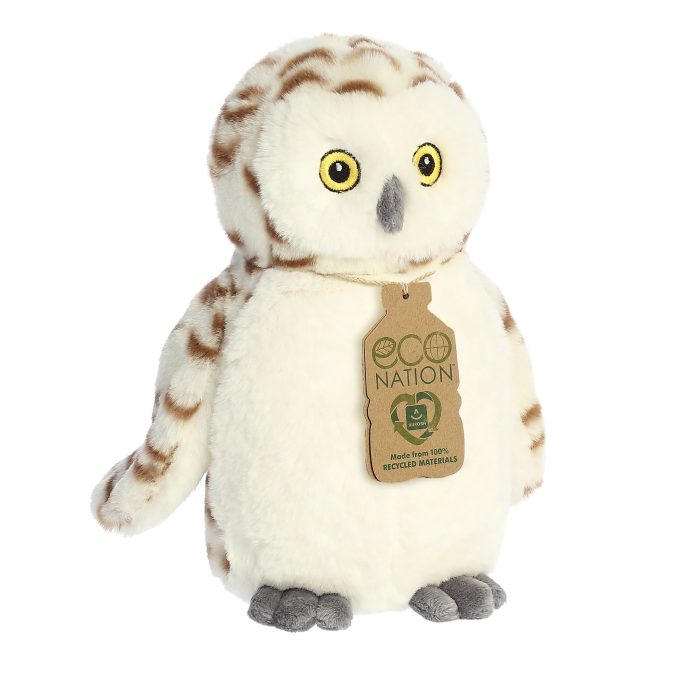 Aurora® - Eco Nation™ - 9" Snowy Owl