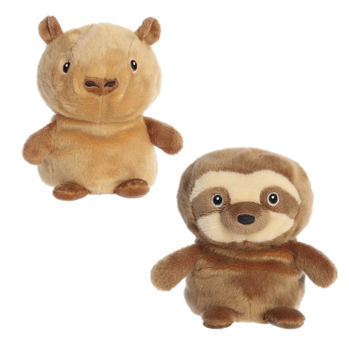 Aurora® - Eco Nation™ - Reversible Eco Pairs - 6.6" Capybara and Sloth
