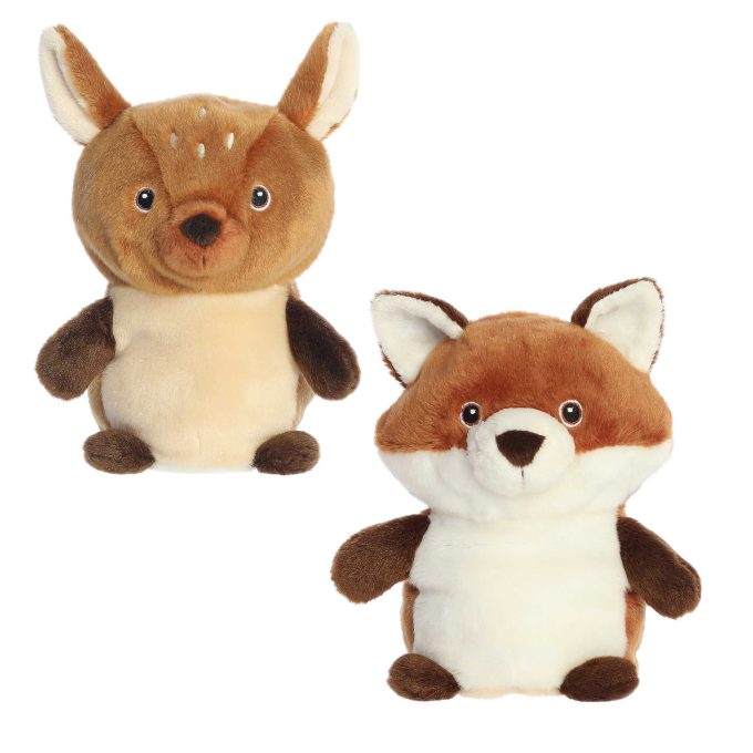 Aurora® - Eco Nation™ - Reversible Eco Pairs - 6.5" Fawn and Fox