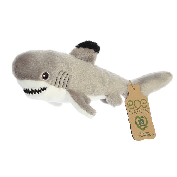Aurora® - Eco Nation™ - Eco Softies™ - 8" Black Tipped Shark