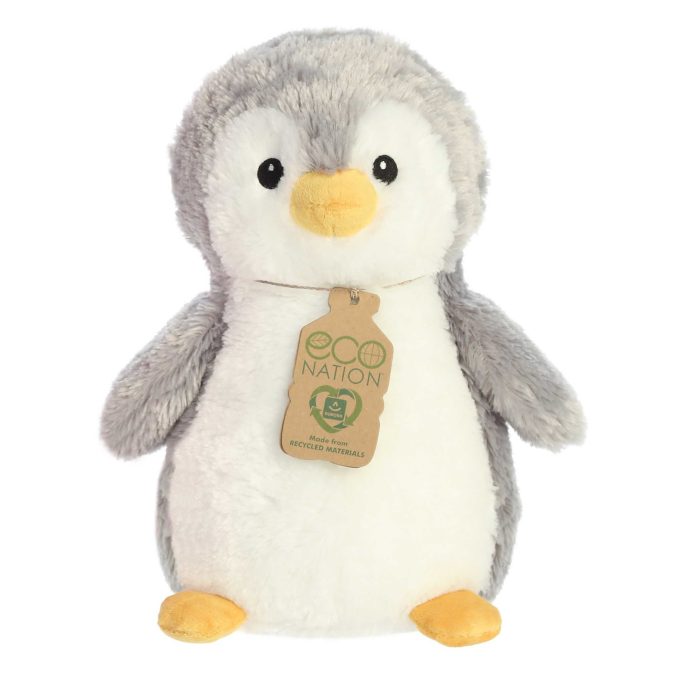 Aurora® - Eco Nation™ - Eco Hugs™ - 12" Penguin - Gray