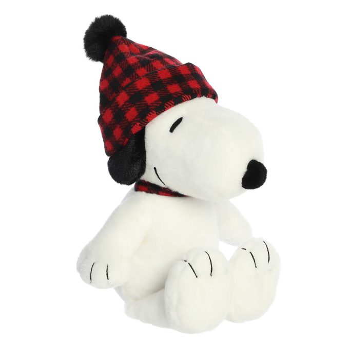 Aurora® - Peanuts® - 11" Winter Plaid Snoopy