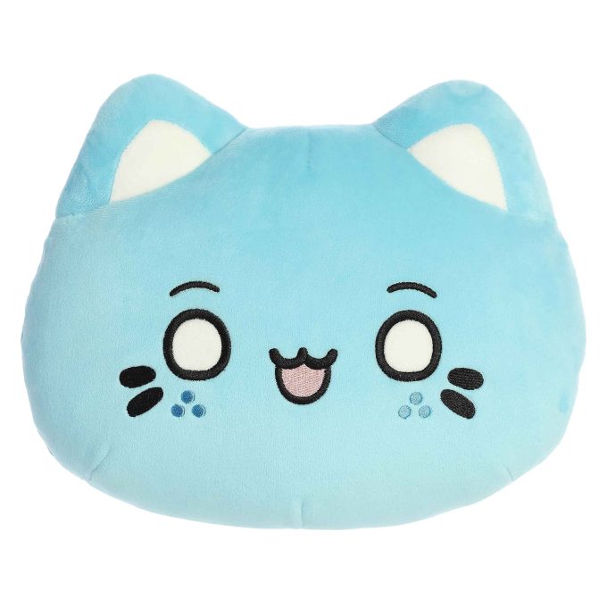 Aurora® - Tasty Peach® - Meowchi Face Plush - 10" Marble Soda
