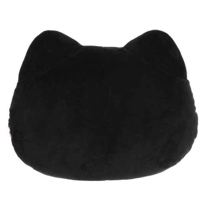 Aurora® - Tasty Peach® - Meowchi Face Plush - 10" Black Sesame