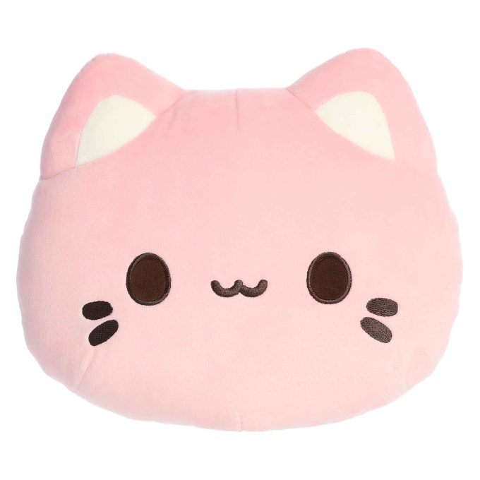 Aurora® - Tasty Peach® - Meowchi Face Plush - 10" Strawberry