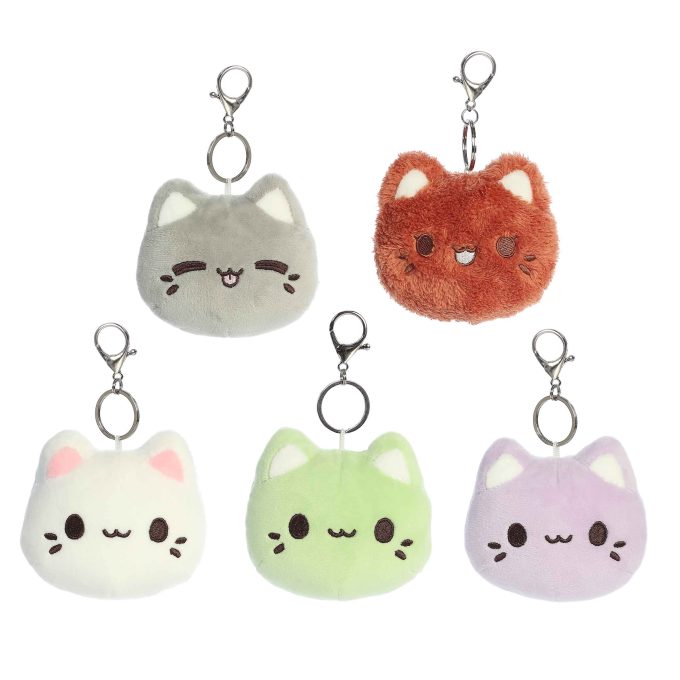 Aurora® - Tasty Peach® - 4" Meowchi Face Blind Bag Clip-On