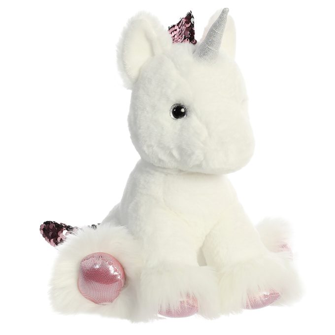 Aurora® - Shimmers - 9" Clouds Unicorn - White