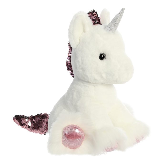 Aurora® - Shimmers - 9" Clouds Unicorn - White