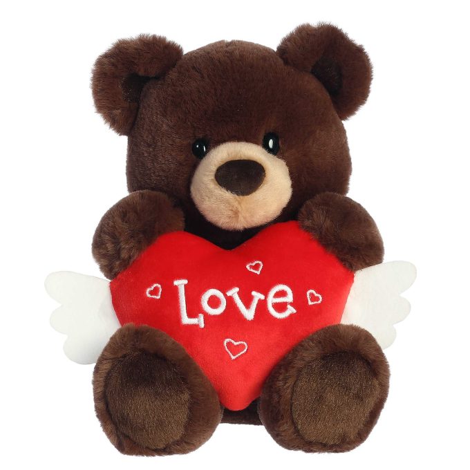 Aurora® - Valentine - 10" Flutter Heart Bear™