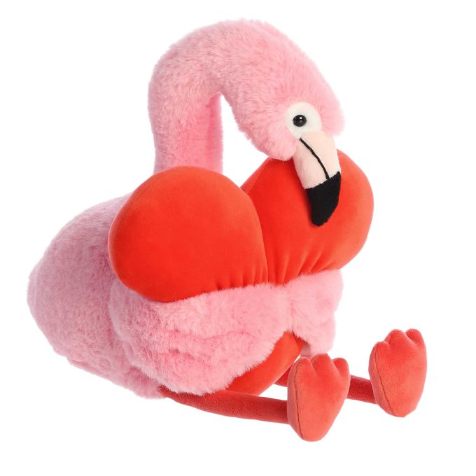 Aurora® - Valentine - Heart Huggers™ - 11" Fiora Flamingo™
