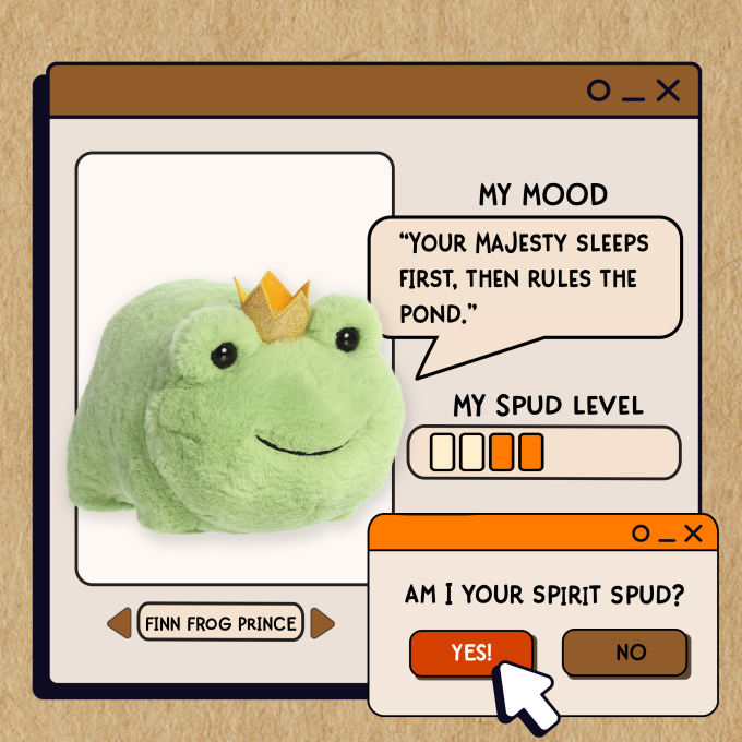 Aurora® - Spudsters™ - 10" Finn Frog Prince™