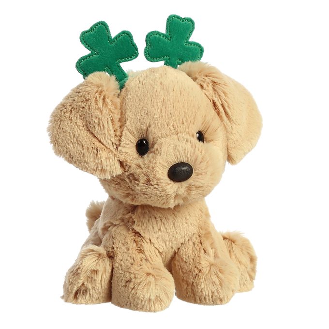 Aurora® - St. Patrick's Day - 6" Clover Golden Lab