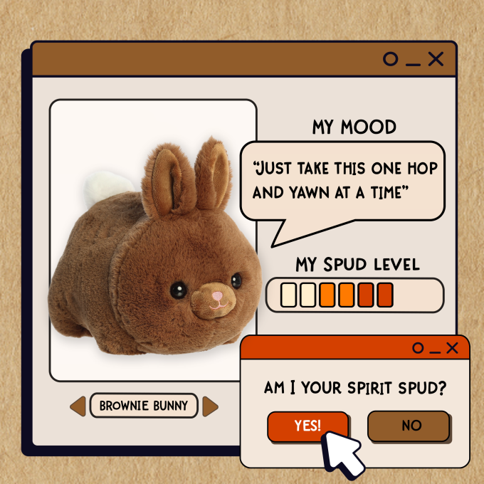 Aurora® - Spudsters™ - 10" Brownie Bunny™