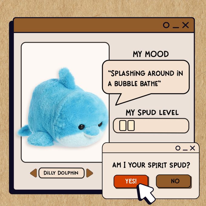 Aurora® - Spudsters™ - 10" Dilly Dolphin™