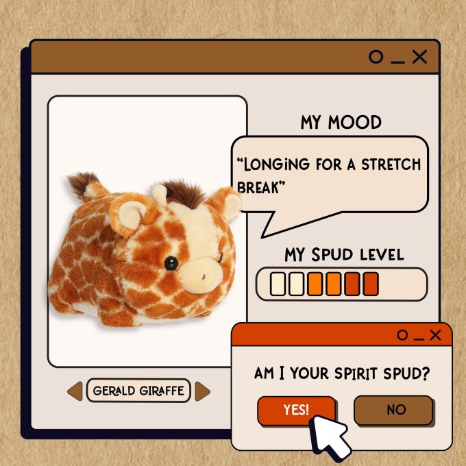 Aurora® - Spudsters™ - 10" Gerald Giraffe